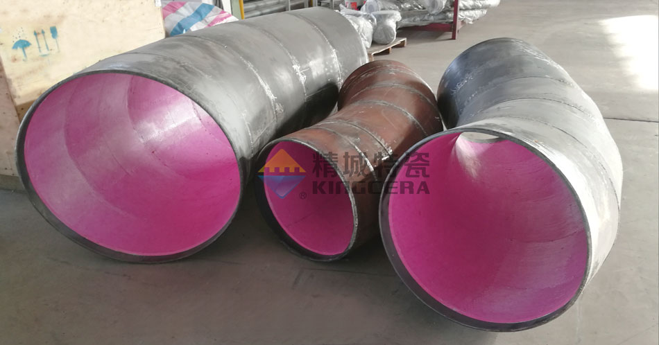 陶瓷貼片耐磨彎頭